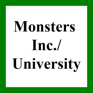 Monsters Inc./University